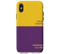 Muestra de pintura de color intersexual de visibilidad radical Carcasa para iPhone X/XS