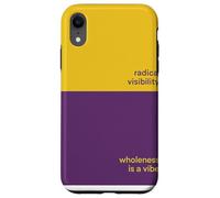 Muestra de pintura de color intersexual de visibilidad radical Carcasa para iPhone XR