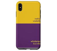 Muestra de pintura de color intersexual de visibilidad radical Carcasa para iPhone XS Max