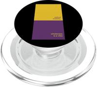 Muestra de pintura de color intersexual de visibilidad radical PopSockets PopGrip para MagSafe