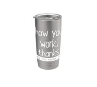 Muestra tu trabajo gracias a todos los profesores de matemáticas Vaso térmico de acero inoxidable de doble pared