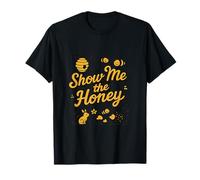 Muéstrame la impresión de abeja Cottagecore Honey Camiseta