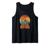 Muéstrame Tus Gatitos, Divertido Propietario de Gato y Gatito, Retro Vintage Camiseta sin Mangas
