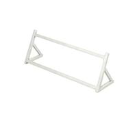 Muestrario de materiales de construcción Metal Tile Display Shelf, Retail Stores/Building Material Markets Floor Standing Tile Rack, for Floor Tile/Wood Panel, Large Capacity(White,L 160cm/63in)