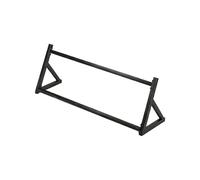 Muestrario de materiales de construcción Metal Tile Display Shelf, Retail Stores/Building Material Markets Floor Standing Tile Rack, for Floor Tile/Wood Panel, Large Capacity(Black,L 160cm/63in)