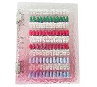 Muestrario De Uñas Magnético, Libro De Exhibición De Colores De Uñas 120/180/240, Puntas Magnéticas Separables For Bricolaje, Muestrarios De Colores De Uñas, Folleto De Exhibición De Diseño De Salón D