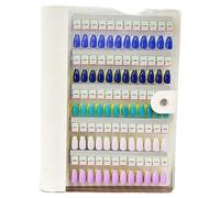 Muestrario De Uñas Magnético, Libro De Exhibición De Colores De Uñas 120/180/240, Puntas Magnéticas Separables For Bricolaje, Muestrarios De Colores De Uñas, Folleto De Exhibición De Diseño De Salón D