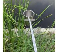 Muestreador Agua TelescóPico Acero Inoxidable CucharóN para Muestreo Agua Con Vaso Medidor ExtraíBle PéRtiga Extensible para AnáLisis Aguas Residuales Embalses Estanques Y RíOs 500ml 1.23-5m/4-16.4ft