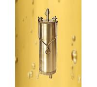 Muestreador de aceite de for productos químicos de petróleo, for muestreo de aceite de fábrica petroquímica, botella de muestra de fueloil resistente(Copper material,1L)