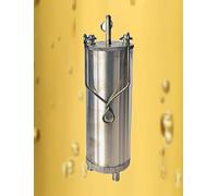 Muestreador de aceite de for productos químicos de petróleo, for muestreo de aceite de fábrica petroquímica, botella de muestra de fueloil resistente(Stainless steel material,1L)