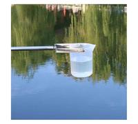 Muestreador de agua de acero inoxidable, Juego de muestreador de agua retráctil, varilla telescópica de acero inoxidable, cucharón de péndulo, prueba de 0,6-7m(Pvc 1000ml,L 1.23m-5m/4ft-16.4ft)