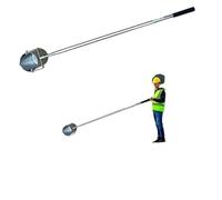 Muestreador de agua de acero inoxidable, Muestreador de líquidos telescópico de acero inoxidable con vaso de péndulo, varios tamaños(500ml,4.7ft-19.6ft(1.43-6m))