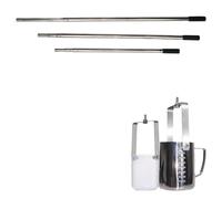 Muestreador de agua de poste extensible de 2 pies a 7 m, 500 ml/1000 ml, para muestreo de agua de laboratorio y monitoreo ambiental, ideal para investigación acuática y pruebas de calidad del agua