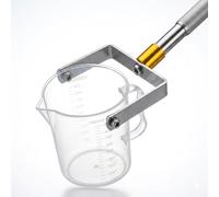 Muestreador de agua telescópico 500 ml 1000 ml - Varilla liviana de acero inoxidable con vaso de péndulo giratorio for muestreo ambiental(Plastic (1000ml),210cm/83in)