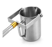 Muestreador de agua telescópico 500 ml 1000 ml - Varilla liviana de acero inoxidable con vaso de péndulo giratorio for muestreo ambiental(Steel (500ml),210cm/83in)