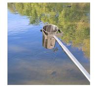 Muestreador de agua telescópico de acero inoxidable,kit de muestreo de agua de 500ml/1000ml para ríos lagos y piscinas,recipientes verticales para muestras de(Size:1m-2.5m/3.3ft-8.2ft,Color:1000ml)