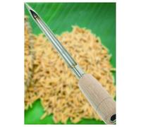 Muestreador de granos, herramienta de muestreo for maíz y trigo al aire libre, muestreador multifuncional, sonda de grano, muestreador de arroz de metal, acero inoxidable(50cm/19.5in)