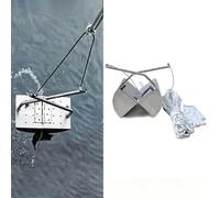 Muestreador de lodos para la colección de sedimentos de fondo de aguas profundas, cucharón de barro de metal de 20 m de profundidad, herramienta de muestreo de sedimentos de lago de río, 3 l y 5 l