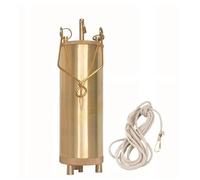 Muestreador de petróleo, Vaso de muestreo de Cobre de un Buque petrolero, Botella de muestreo de petróleo con Cuerda (Material de latón, 500 ml, Cuerda de 5 m/16,4 pies)