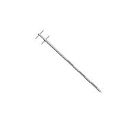 Muestreador de Polvo, muestreador de Grano con sonda de 3 Ranuras, Herramienta para muestreo de Polvo, Cemento y Fertilizantes, diseño de Doble Tubo, 2 m de Longitud, Mango puntiag