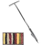 Muestreador para cereales y legumbres, Muestreador de acero inoxidable for suelo plástico, 50 a 150 cm, for uso agrícola, químico, mineral y medicinal(50cm)