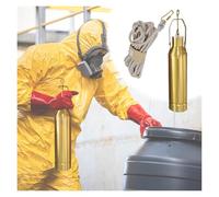 Muestreador retráctil de 1000 ml para petróleo y Aguas aceitosas: Botella para muestreo de líquidos de Gasolina, Equipada con Cuerda antiestática, fácil de Limpiar y Usar, Ideal para el mues