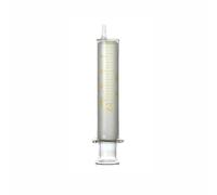 Muestreador reutilizable de vidrio de laboratorio, jeringa de glicerol de vidrio de 20 ml, jeringa de tinta, cristalería de laboratorio 20 cc, paquete de 10