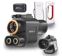 MUETUX - Adaptador de carga Nacs Supercharger a CCS1, [Max 500A, 1000V] para Rivian, Ford, Mustang, GM EVs, Volvo, Polestar, NACS a CCS, adaptador Tesla Supercharger, apto para Tesla V1/V2/V3/V4 DC