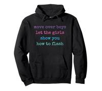 Muévete sobre los chicos deja que los chicos te muestren cómo flashear Boulderer Sudadera con Capucha