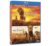 El Rey León + Mufasa: El Rey León (Colección 2 películas, Imagen real) [Blu-ray] (2019,2024) The Lion King + Mufasa: The Lion Ki