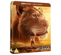 Mufasa: The Lion King Steelbook - 2024 Live Action [4K UHD, Region Free, 2-Disc Set]