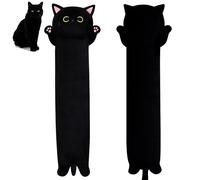 MUFEIRUO Cojín largo de 80 cm para el cuerpo de felpa, gato largo de peluche de peluche, cojín de peluche Kawaii, cojín de sofá de peluche para amigos y niños