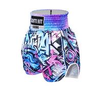 Mufeng Niño Shorts Boxeo Tailandés Niñas Pequeñas Short Deporte Negros | Material Ligero,Ajuste Holgado,Diseño Bordado,Lucha En Jaula,Deporte Combate,Deportes,Kickboxing Tailandés,Gimnasio