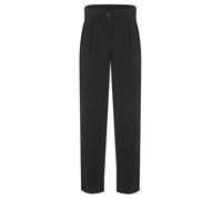 Mufeng Pantalones de Baile Latino para Hombres, Alto Talle y Detalles Acampanados, Clásicos para Jazz y Cha - Cha Negro L