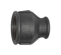 Muffe 240, rojo, Rp 2 1/2 i, Rp 2 i., fundición maleable negra, temperatura de funcionamiento -20 °C hasta 300 °C, ISO 7-1.