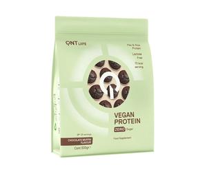 Muffin de proteínas de chocolate QNT Vegan Protein Powder 500 g Unisex