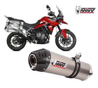 Muffler exhaust MIVV OVAL Titanio T carbono kat TRIUMPH TIGER 900 GT 2021 > 2023