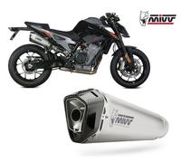 Muffler slip-on exhaust MIVV DELTA RACE Inox kat para KTM 890 DUKE 2020 > 2026