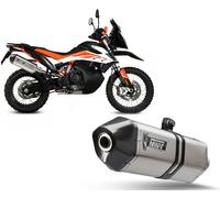 Muffler slip-on exhaust MIVV SPEED EDGE Inox KTM 890 ADVENTURE/R 2020 > 2026