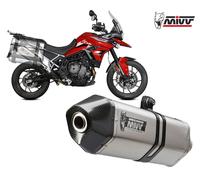 Muffler slip-on exhaust MIVV SPEED EDGE kat TRIUMPH TIGER 900 GT 2021 > 2023