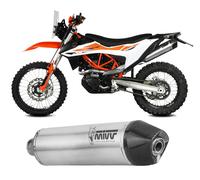 Muffler slip-on exhaust MIVV STR1 Inox para KTM 690 ENDURO R 2019 > 2020