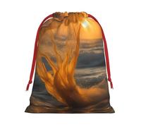 MUFLVDX - Bolsas de regalo de Navidad con estampado de cola de sirena, bolsas de regalo para Navidad, bodas, fiestas, regalos, caramelos