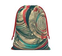 MUFLVDX Bolsas de regalo de Navidad con texto en inglés "Not All Who Wander Are Lost", bolsas de regalo multiusos con cordón, para Navidad, bodas, fiestas, regalos, dulces