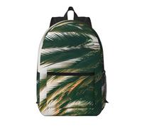 MUFLVDX Los Ángeles Palm Trees Mochila de viaje elegante para portátil con varios compartimentos y mochila de negocios, negro, One Size, negro, Taille unique