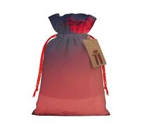 Muflvdx Red Sky At Night - Bolsas de cordón con estampado estrellado, bolsas de regalo, reutilizables, fáciles de envolver, para cumpleaños, vacaciones, bolsas de Navidad