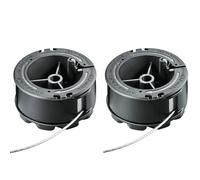 MUFUSHAN 2 bobinas y línea de repuesto para desbrozadora, cable compatible con Bosch UniversalGrassCut 18, Universal GrassCut 18v-26, Universal GrassCut 18v-260