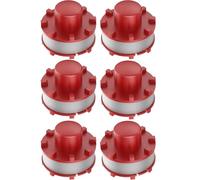 MUFUSHAN 6 bobinas de hilo compatibles con Einhell GE-CT 36/30 LI E | 3405096 Bobina de hilo para Einhell GE-CT 36/33 Li E, AGILLO 36/255 BL, AGILLO 18/200 y GP-CT 36/35 Li BL