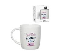 MUG 350ML JUNTOS SOMOS LO MAS- 8.3 x 8.3 x 10cm en caja serigrafiado - 1 unidad