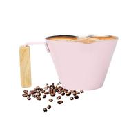 Mug De Café De Acero Inoxidable,Vaso De Agua De Doble Pico Con Escala De 100ml | Taza De Leche Con Asa,Para La Elaboración De Café, Leche, Chocolate Caliente, Bebidas Caseras, Latte Y