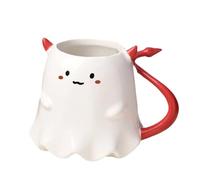 Mug Fantôme Halloween 50cl, Tasse Fantôme Voyageur En Céramique, Polyvalente Pour Bière, Jus, Thé, Lait, Eau Glacée Ou Chaude, Idéale Pour Fêtes, Décoration De Table, Cadeau Et Usage Quotidie
